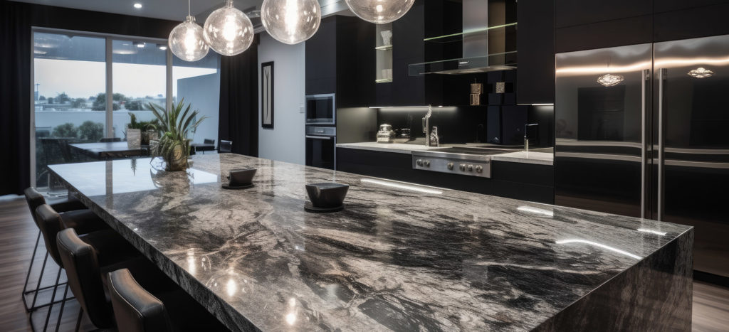 Beautiful granite countertop